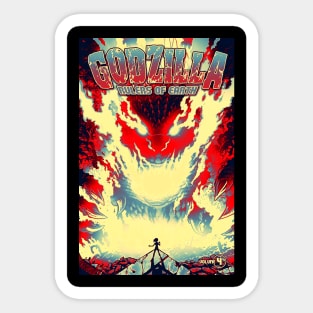 Godzilla ROE 4 Retro Sticker
